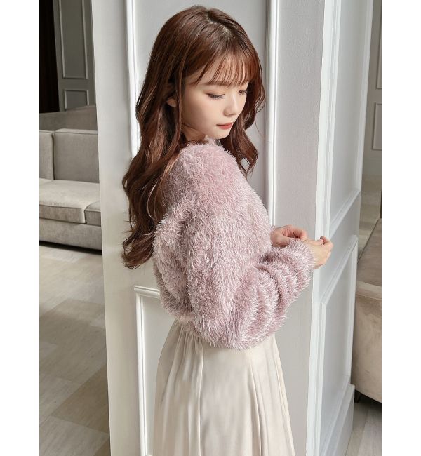 RESEXXY「バナナスリーブラメニット」|ニット・セーター|