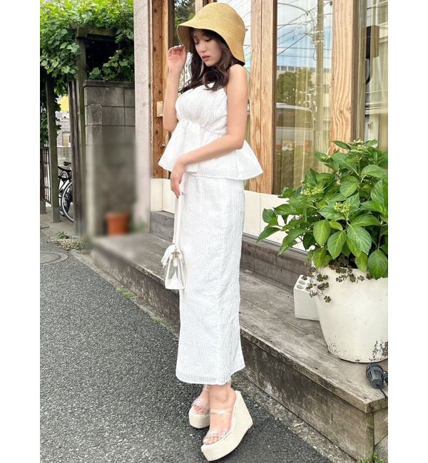 RESEXXY「ジャガードタイトスカート【セットアップ着用可能】」|スカート|