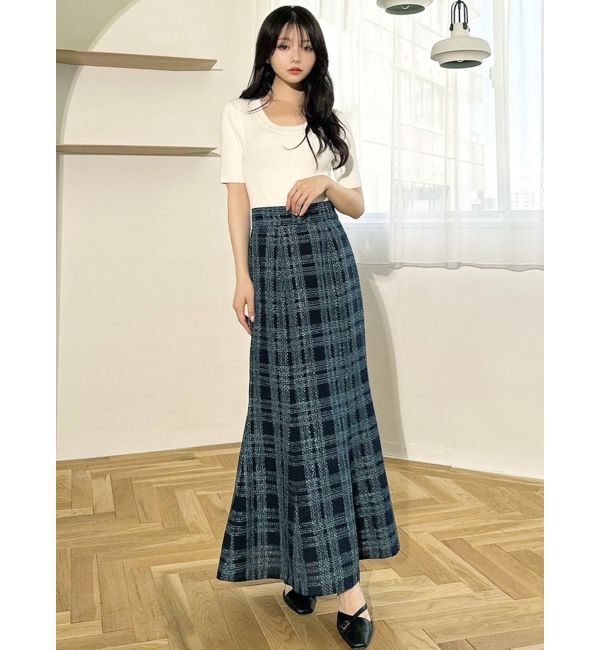 RESEXXY「ラウンドネックリブニットトップス」|ニット・セーター|