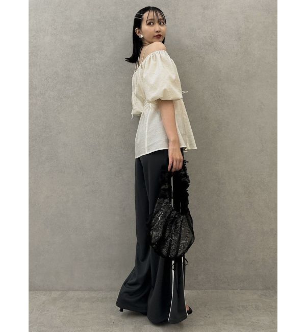 dazzlin「【SETUP】ビスチェレイヤードペプラムブラウス※セットアップ対応」|シャツ・ブラウス|