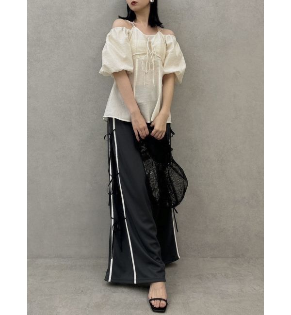 dazzlin「【SETUP】ビスチェレイヤードペプラムブラウス※セットアップ対応」|シャツ・ブラウス|