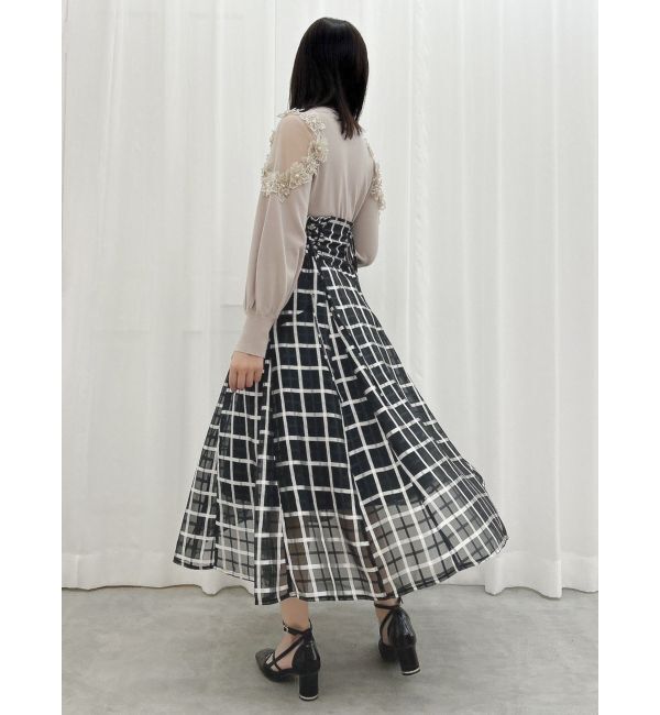 dazzlin「ショルダーフラワーニットプルオーバー」|ニット・セーター|