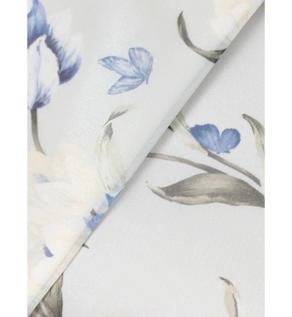 MERCURYDUO「シアーノースリニット花柄ドッキングワンピース」|ワンピース|