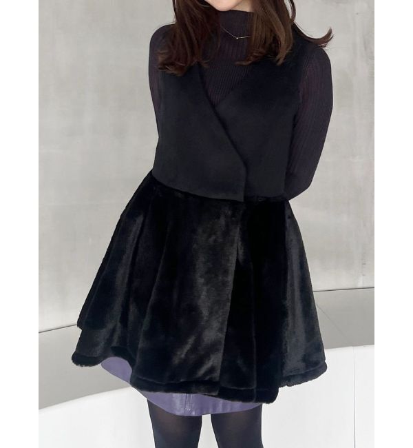 MERCURYDUO「ファージャンスカミニワンピース」|ワンピース|