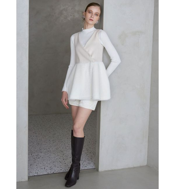 MERCURYDUO「ファージャンスカミニワンピース」|ワンピース|