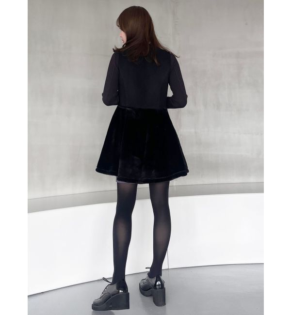 MERCURYDUO「ファージャンスカミニワンピース」|ワンピース|