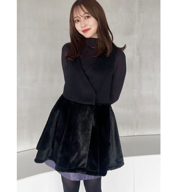 MERCURYDUO「ファージャンスカミニワンピース」|ワンピース|