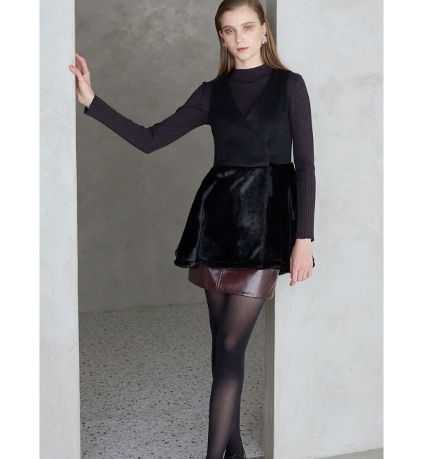 MERCURYDUO「ファージャンスカミニワンピース」|ワンピース|