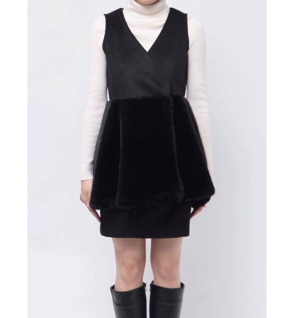 MERCURYDUO「ファージャンスカミニワンピース」|ワンピース|