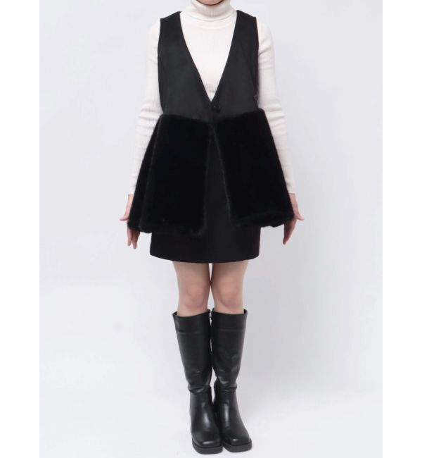 MERCURYDUO「ファージャンスカミニワンピース」|ワンピース|