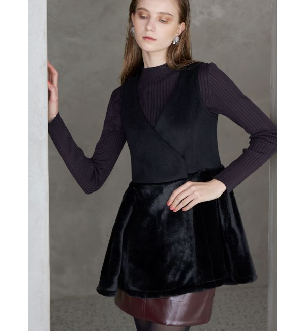 MERCURYDUO「ファージャンスカミニワンピース」|ワンピース|