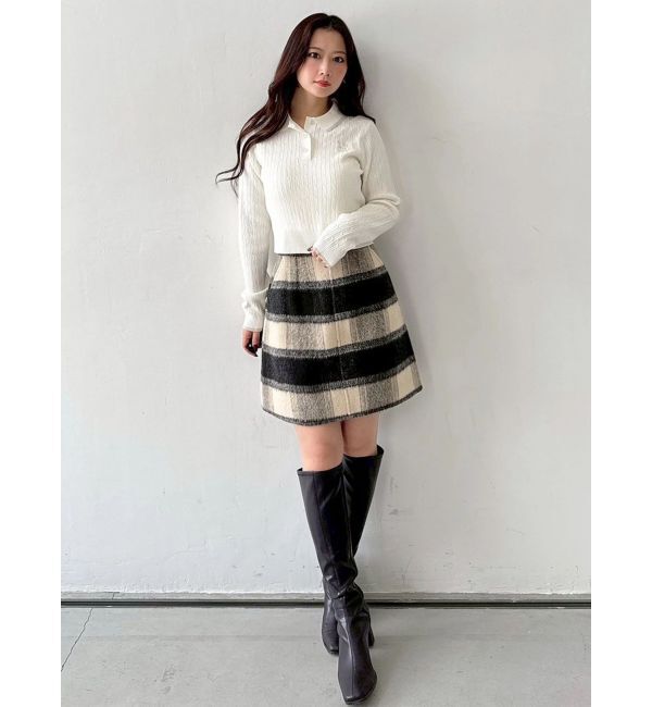 MERCURYDUO「U.S. POLO ASSN.別注 配色ラインニットセットアップ」|ワンピース|