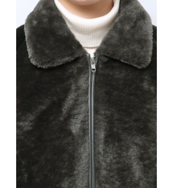 Ungrid「ボアバイカラーブルゾン」|ブルゾン・スタジャン|