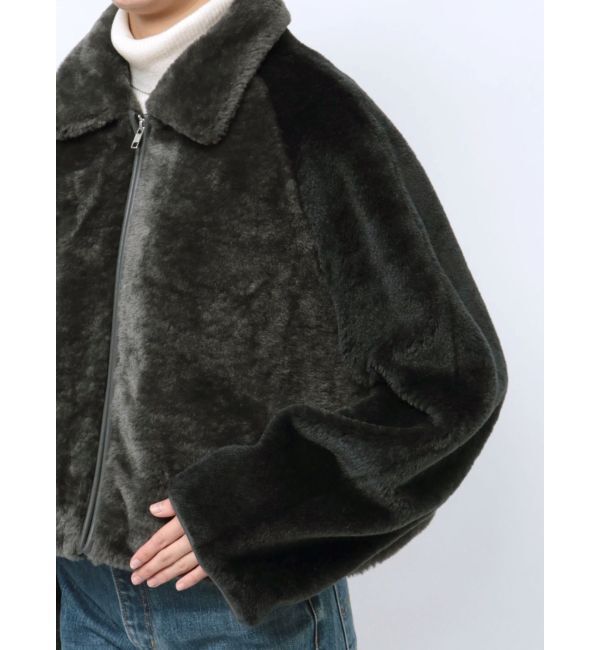 Ungrid「ボアバイカラーブルゾン」|ブルゾン・スタジャン|