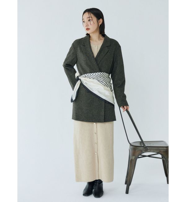 LAGUNAMOON「ウールロングテーラードジャケット」|テーラードジャケット|