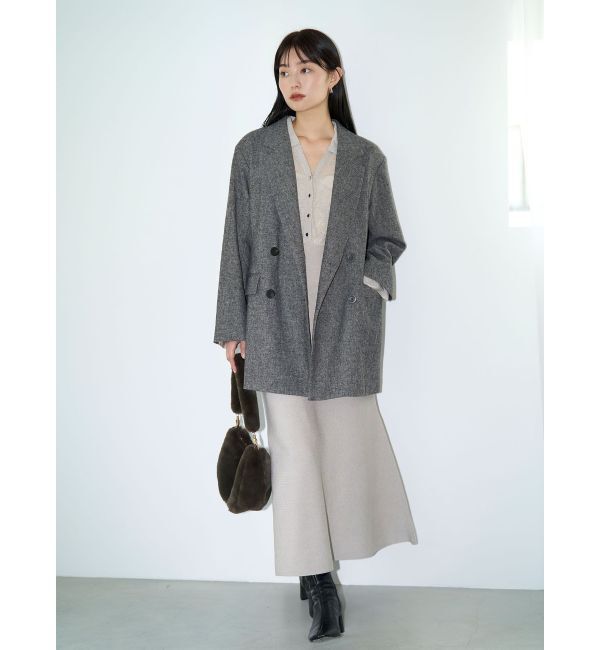 LAGUNAMOON「ウールロングテーラードジャケット」|テーラードジャケット|