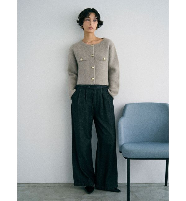 LAGUNAMOON「CHNラクーンニットジャケット」|カーディガン|