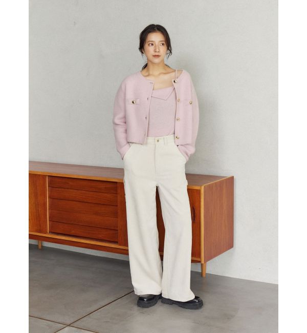 LAGUNAMOON「CHNラクーンニットジャケット」|カーディガン|