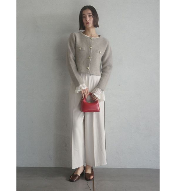 LAGUNAMOON「CHNラクーンニットジャケット」|カーディガン|