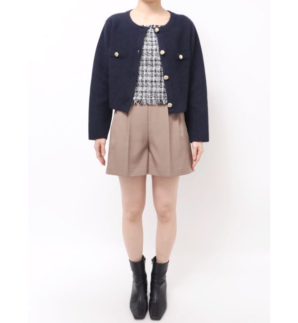 LAGUNAMOON「CHNラクーンニットジャケット」|カーディガン|