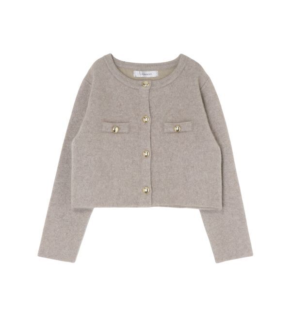 LAGUNAMOON「CHNラクーンニットジャケット」|カーディガン|