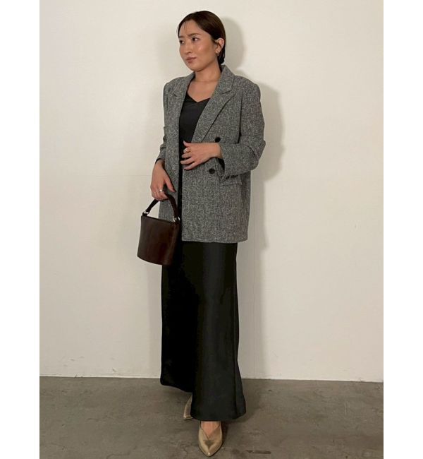 LAGUNAMOON「ツイードダブルテーラードジャケット」|テーラードジャケット|