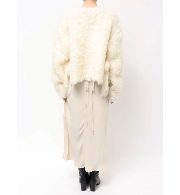 LAGUNAMOON「ファーライクニットカーデセットナローキャミワンピース」|ワンピース|