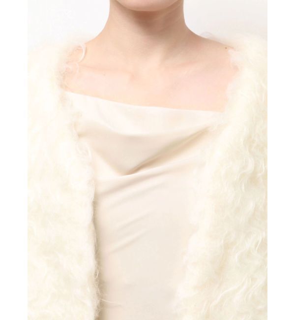 LAGUNAMOON「ファーライクニットカーデセットナローキャミワンピース」|ワンピース|