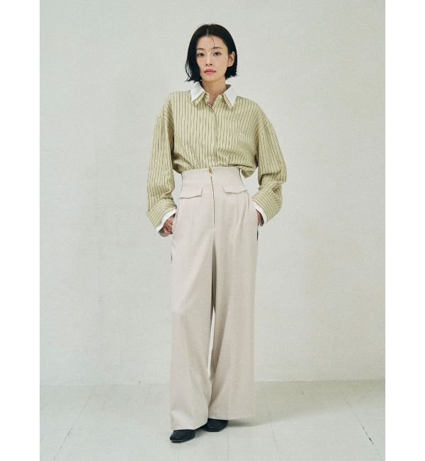 LAGUNAMOON「フロントジップラインパンツ」|その他|