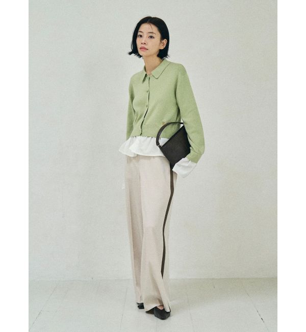 LAGUNAMOON「フロントジップラインパンツ」|その他|