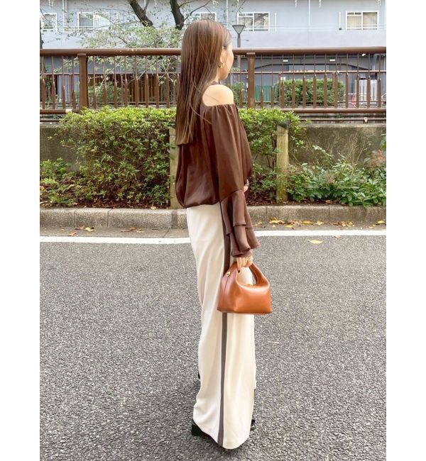 LAGUNAMOON「フロントジップラインパンツ」|その他|