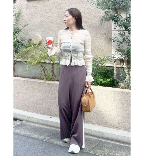 LAGUNAMOON「フロントジップラインパンツ」|その他|