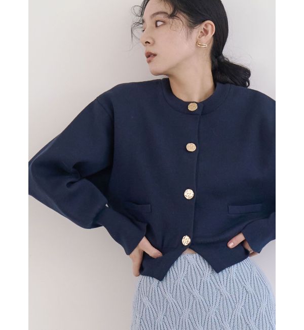LAGUNAMOON「フォルムニットカーディガン」|カーディガン|