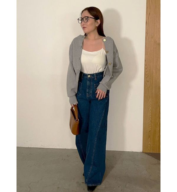 LAGUNAMOON「フォルムニットカーディガン」|カーディガン|