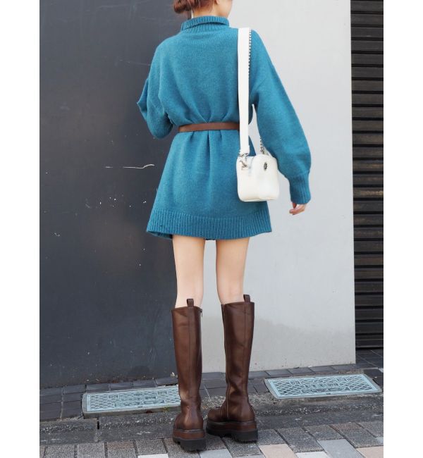 EVRIS「ハイネックルーズニットワンピース」|ワンピース|