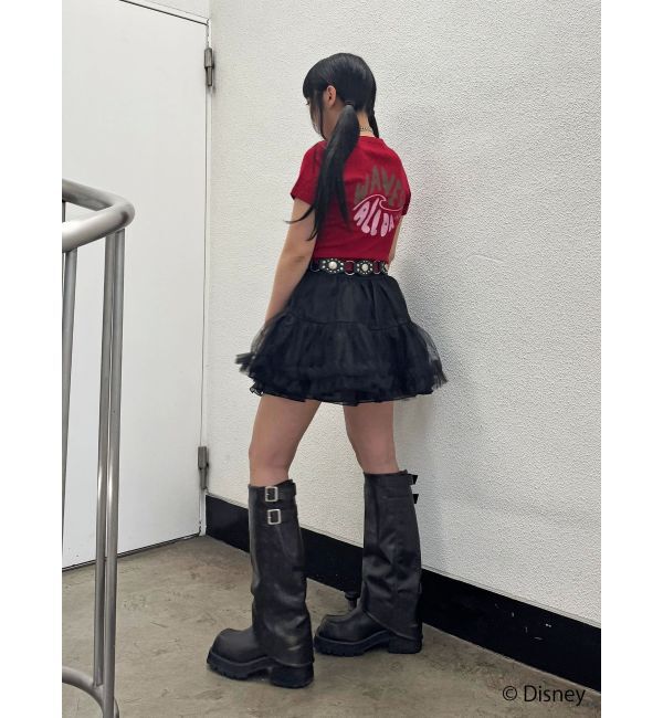 jouetie「【Lilo&Stitch】ロゴフィットTシャツ」|Tシャツ・カットソー|