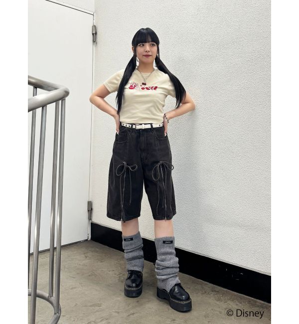 jouetie「【Lilo&Stitch】ロゴフィットTシャツ」|Tシャツ・カットソー|