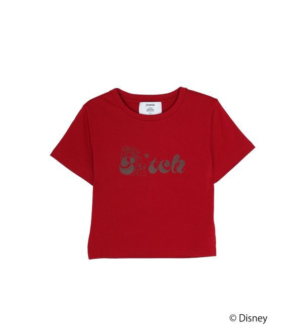 jouetie「【Lilo&Stitch】ロゴフィットTシャツ」|Tシャツ・カットソー|