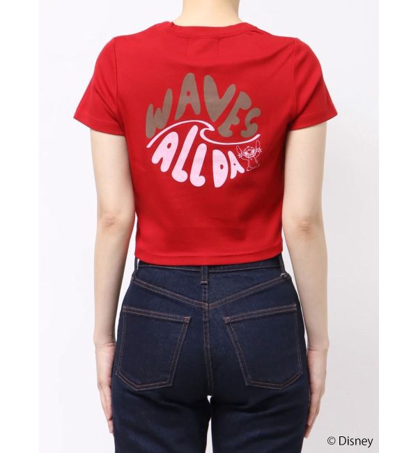 jouetie「【Lilo&Stitch】ロゴフィットTシャツ」|Tシャツ・カットソー|