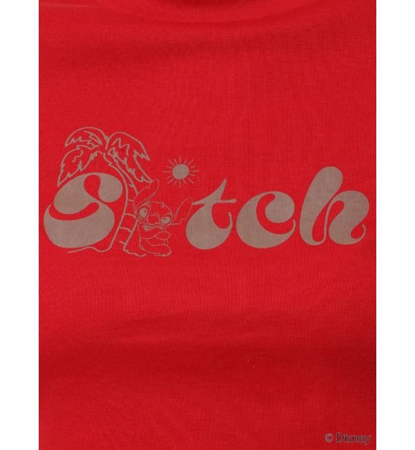 jouetie「【Lilo&Stitch】ロゴフィットTシャツ」|Tシャツ・カットソー|