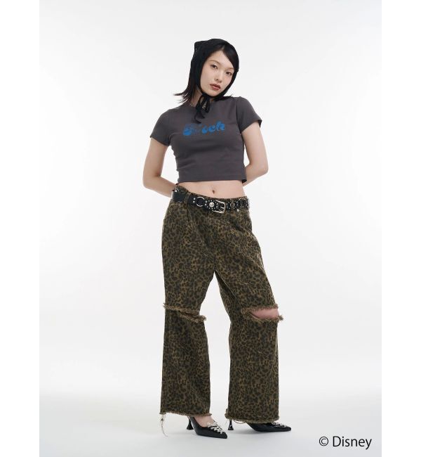 jouetie「【Lilo&Stitch】ロゴフィットTシャツ」|Tシャツ・カットソー|