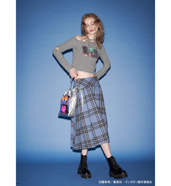 jouetie「【TVアニメ『ダンダダン』・jouetie】フィットオフショルトップス」|Tシャツ・カットソー|