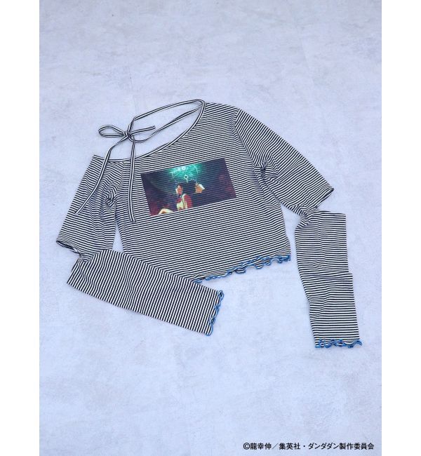 jouetie「【TVアニメ『ダンダダン』・jouetie】フィットオフショルトップス」|Tシャツ・カットソー|