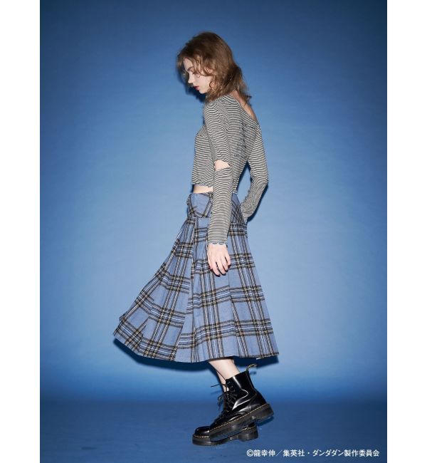 jouetie「【TVアニメ『ダンダダン』・jouetie】フィットオフショルトップス」|Tシャツ・カットソー|