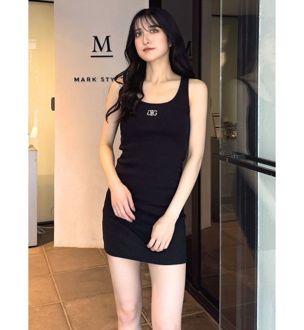 GYDA「オフショルショートトップスレイヤードタンクワンピース」|ワンピース|