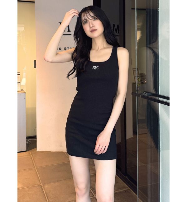 GYDA「オフショルショートトップスレイヤードタンクワンピース」|ワンピース|