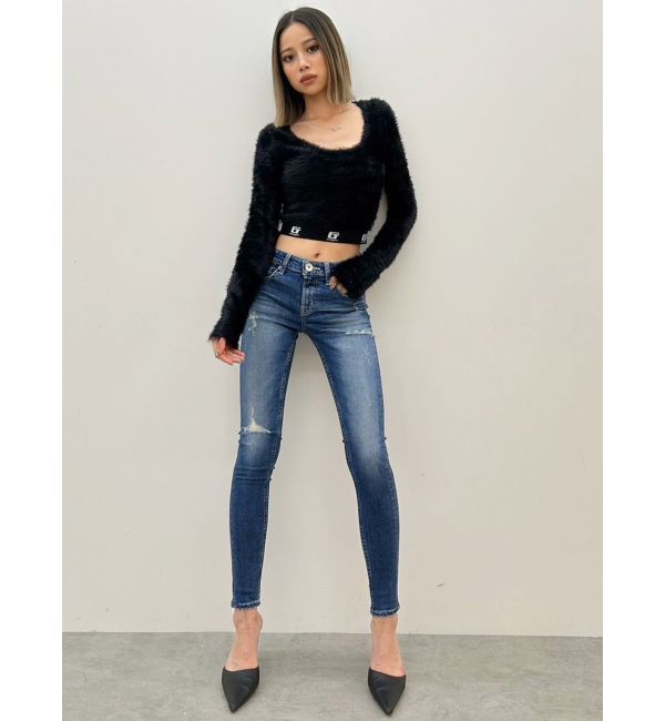 GYDA「G noobgydiesシャギーニットトップス」|ニット・セーター|