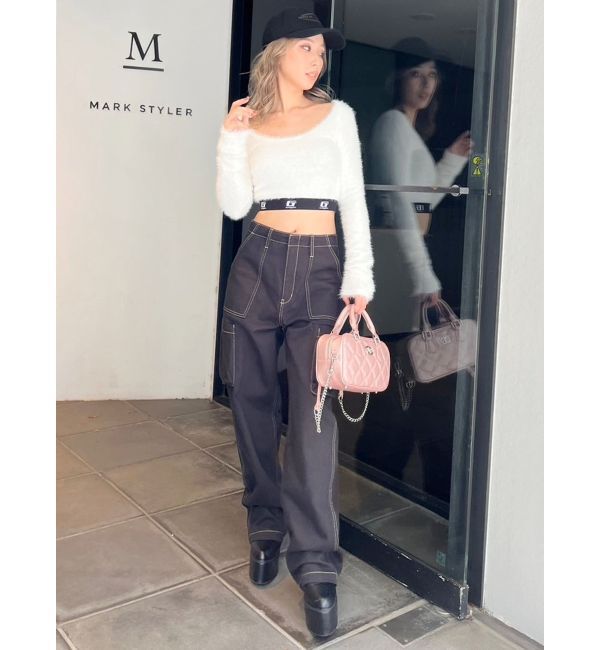 GYDA「G noobgydiesシャギーニットトップス」|ニット・セーター|