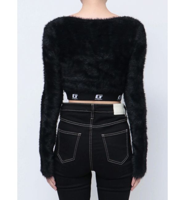 GYDA「G noobgydiesシャギーニットトップス」|ニット・セーター|