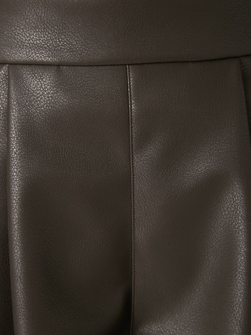 FRAY I.D「レースヘムレザーライクショートパンツ」|その他|